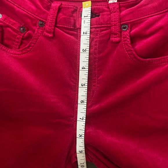 Rag & Bone Women High Rise Red Velvet Skinny Jeans size 25.Excellent Condition - Picture 8 of 13